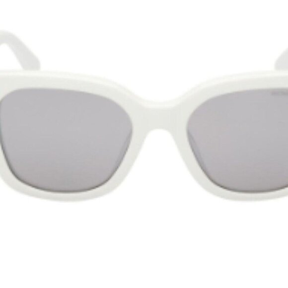 Moncler Audree 50mm Square Sunglasses White - Picture 2 of 13